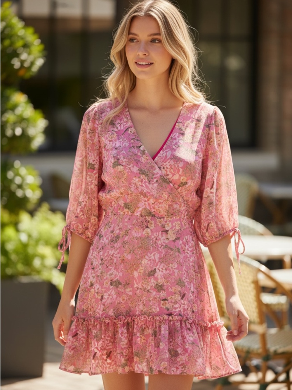 Taylor Springtime Dress Size S